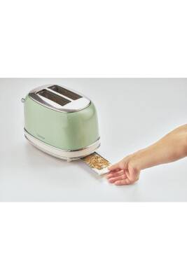 Ariete 00C015514AR0 Vintage Ekmek Kızartma Makinesi Yeşil - 3