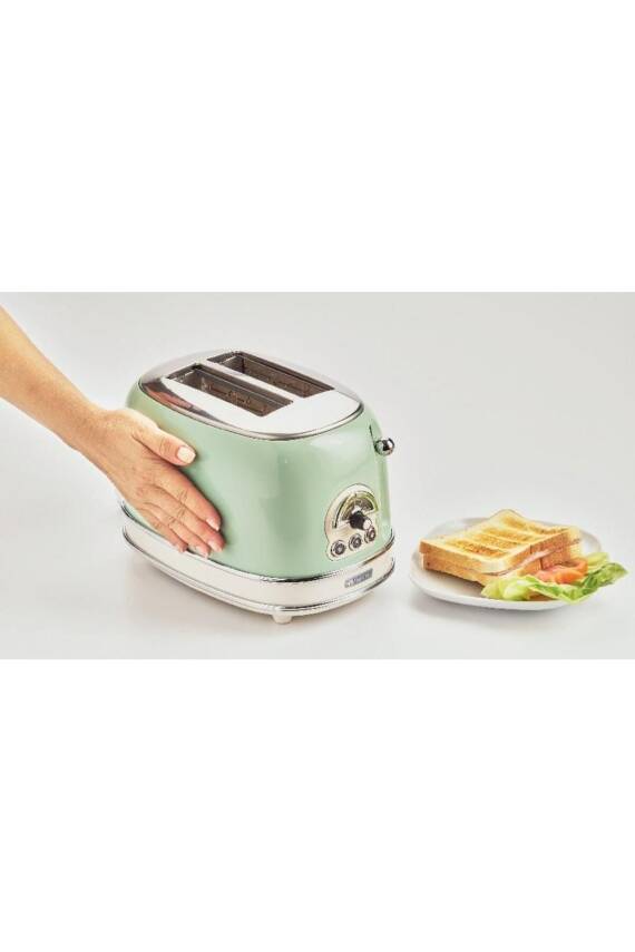 Ariete 00C015514AR0 Vintage Ekmek Kızartma Makinesi Yeşil - 4