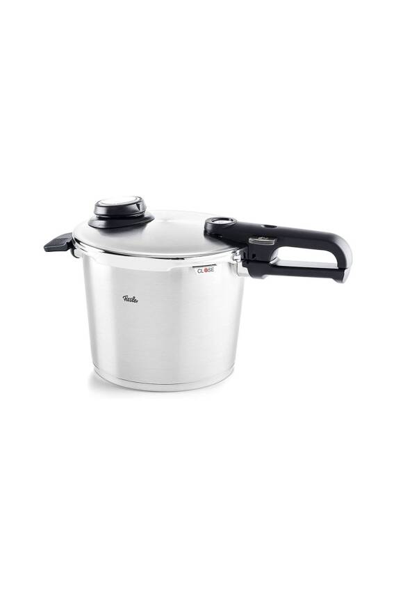 Fissler Vitavit Premium 3PRG Mat Gümüş 6.0 Litre Düdüklü Tencere - 1